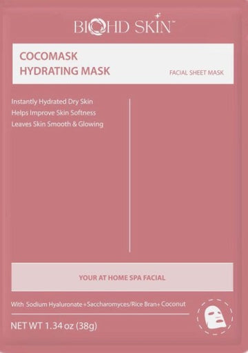Hyaluronic Acid Sheet Mask | Hydrating Glass Skin Face Mask | COCOMASK
