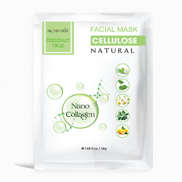 Nano Collagen Sheet Mask 5-Pack | Bio-Cellulose Korean Face Mask | BIOHD SKIN